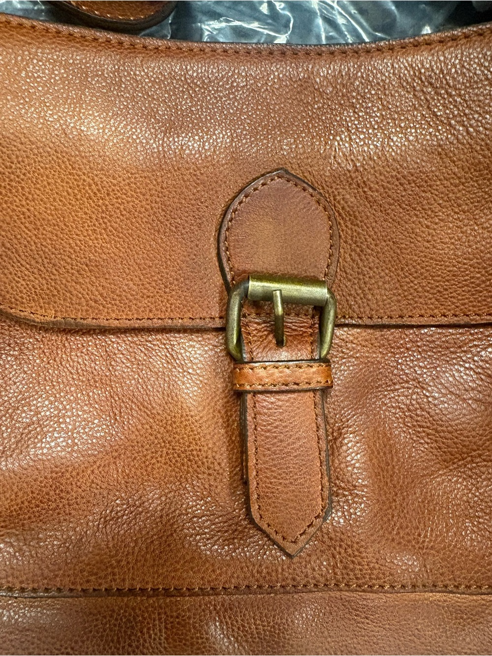 NWT! Northstyle Leather Crossbody Bag, Tan (COGNAQ) - Picture 3 of 8